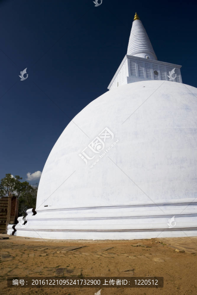 Mirisavetiya,Stupa；阿努拉德普勒；斯里蘭卡