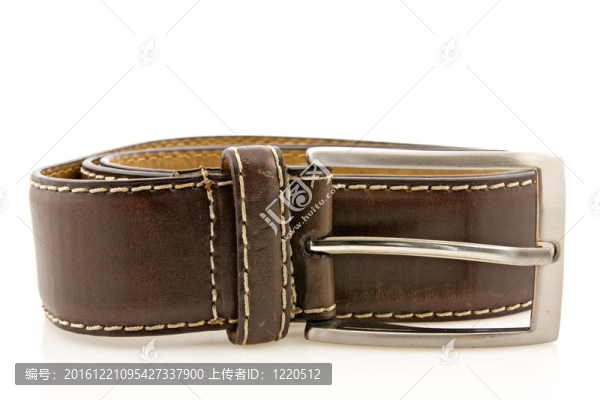 棕色皮革男士腰帶