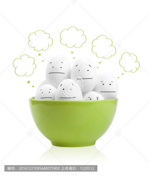 快樂(lè)蛋畫(huà)在碗里