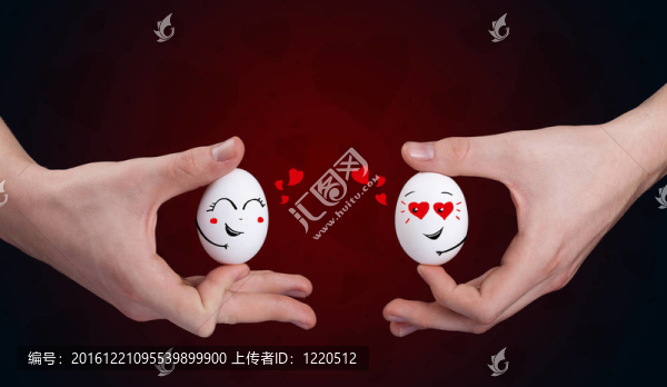快樂的笑臉在情人節(jié)主題