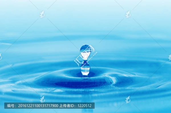 飛濺的水