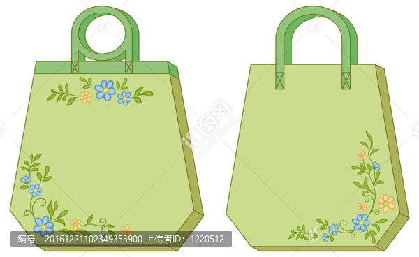花卉圖案標(biāo)簽