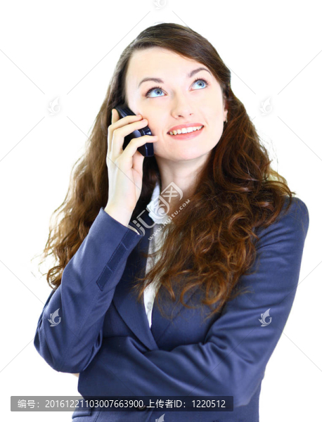 微笑的年輕商業(yè)女性