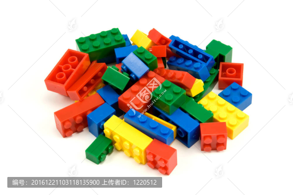 彩色塑料塊