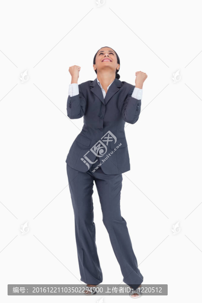 開朗的女商人