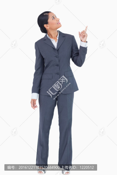 商人指著抬頭