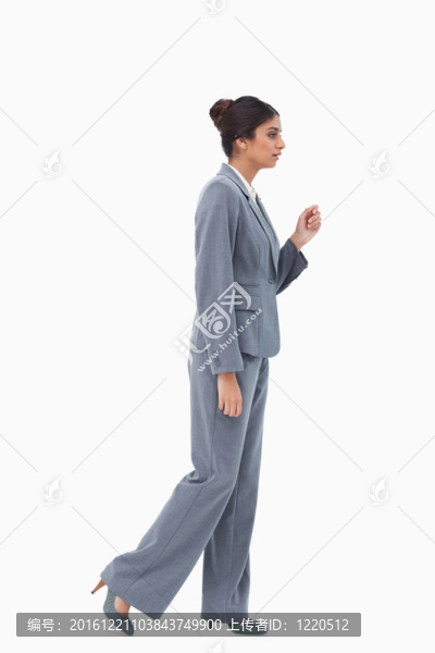 行走的商人側(cè)視圖
