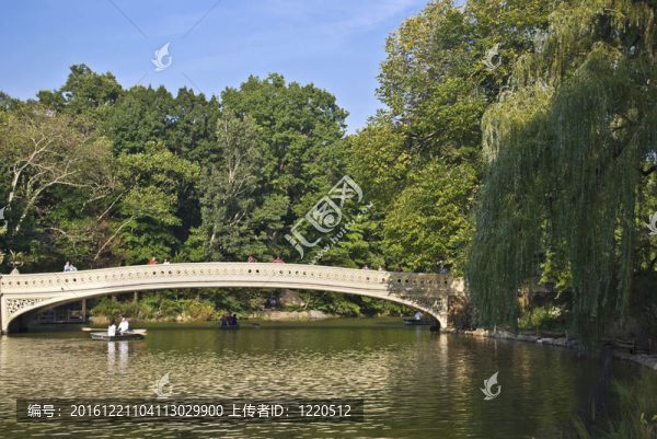 在池塘上；中央公園