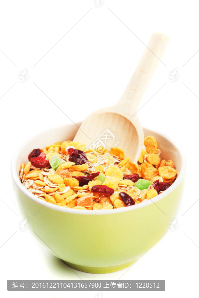 麥片粥和水果干