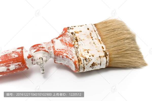 骯臟的舊畫筆