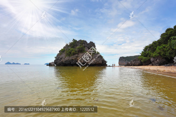 泰國灣的小島。