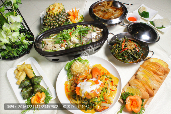 泰國菜套餐,泰國菜合照,東南亞
