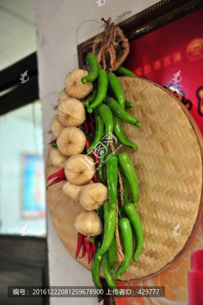 大蒜與辣椒,,青椒,蒜頭