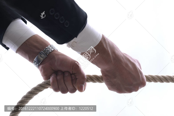 商人用繩子
