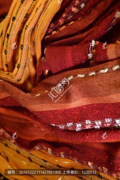 來自印度的Colorful,Fabrics