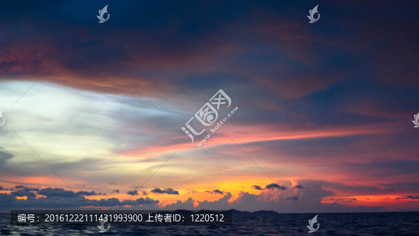 安達(dá)曼海落日