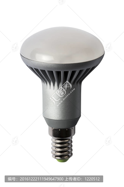 LED燈泡能源安全。R50,E27。孤立的對象