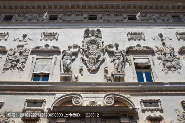 某宮。Ferrara。Emilia,Romagna。意大利.