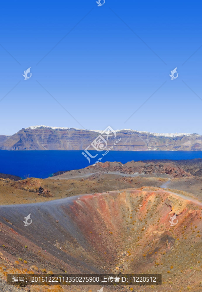 火山圣托里尼觀