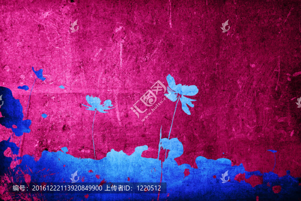 白色的花型紋理