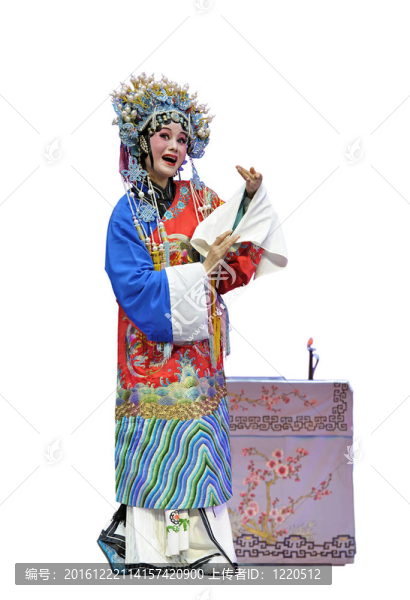 漂亮的中國歌劇女演員