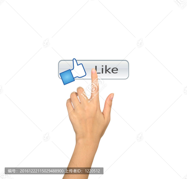 手推觸摸屏界面上的按鈕