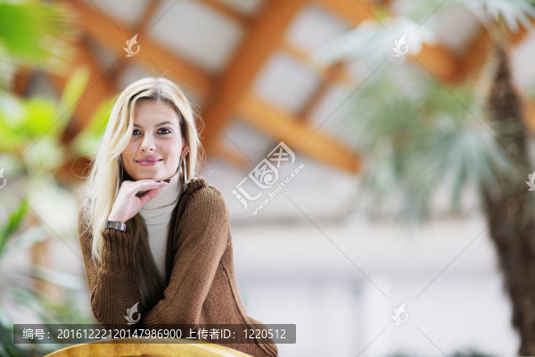 美麗少婦的畫像