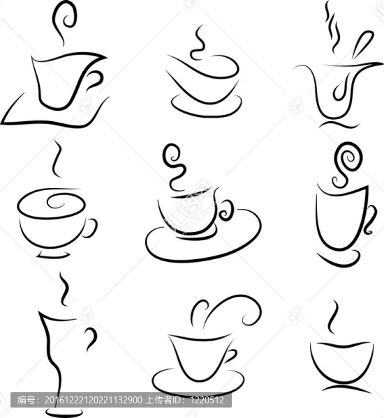 一杯咖啡和茶