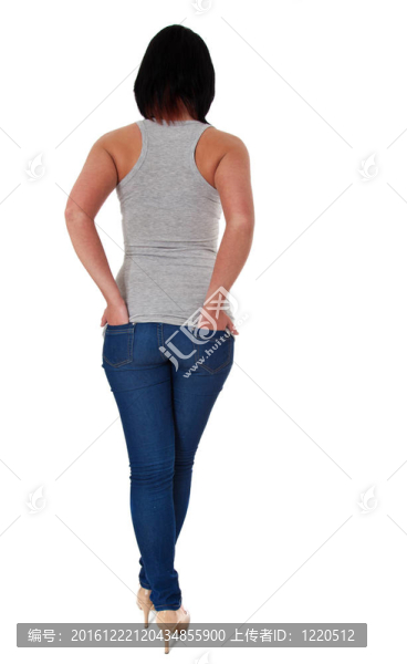女人的后視圖