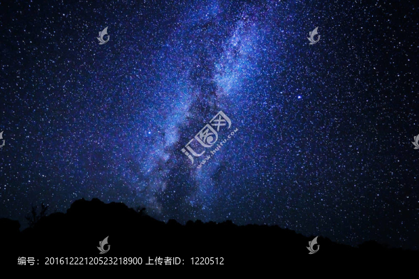 夜空中的星星；銀河系