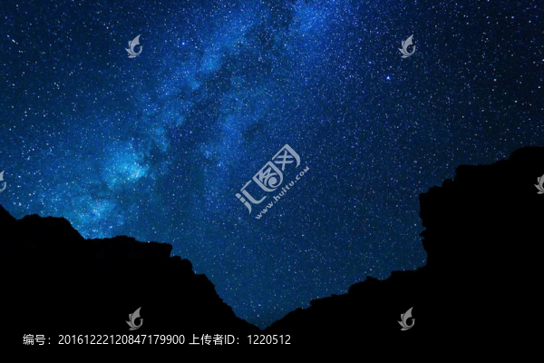 夜空中的星星；銀河系