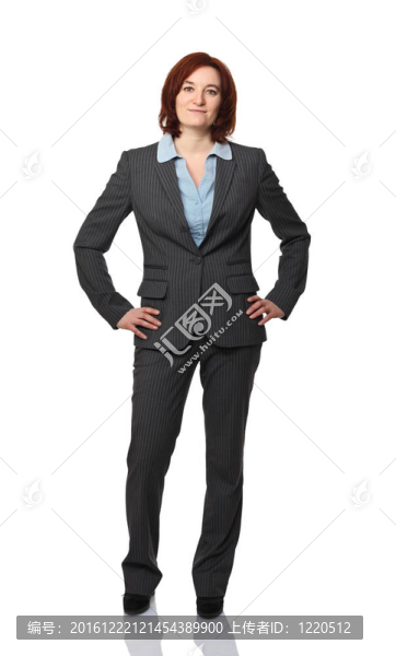 畫像的女商人