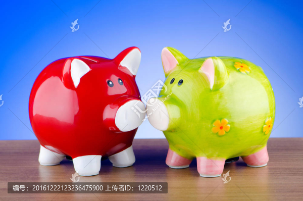 商業(yè)概念中的存錢罐
