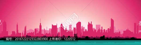 早晨的城市景觀