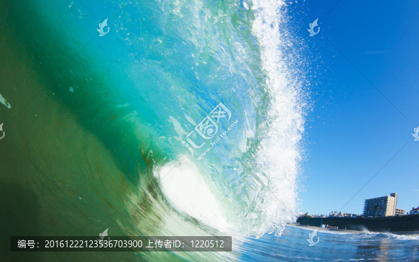 藍色的海浪