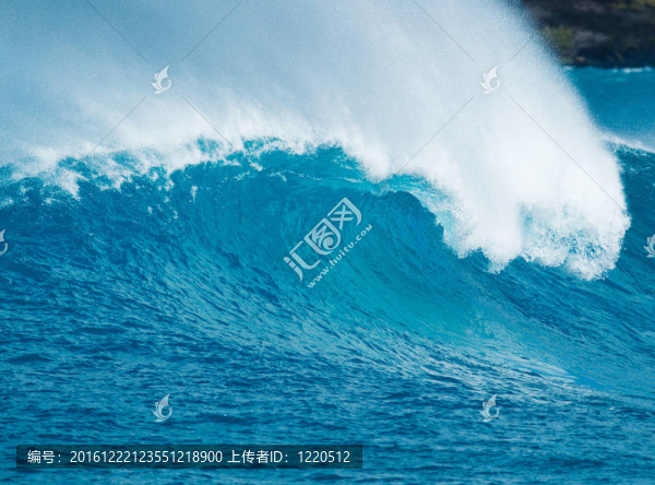 藍(lán)色的海浪