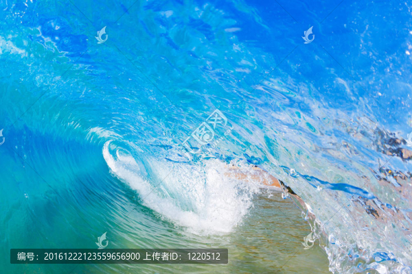 藍色的海浪