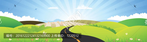 春秋季節(jié)橫幅