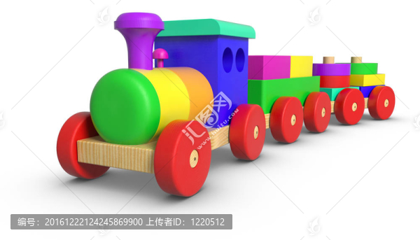 木制玩具火車