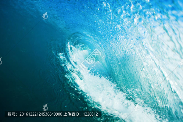 藍(lán)色的海浪