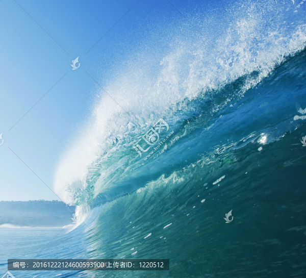 藍色的海浪