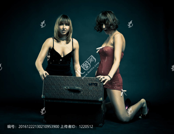 兩個迷人的女孩