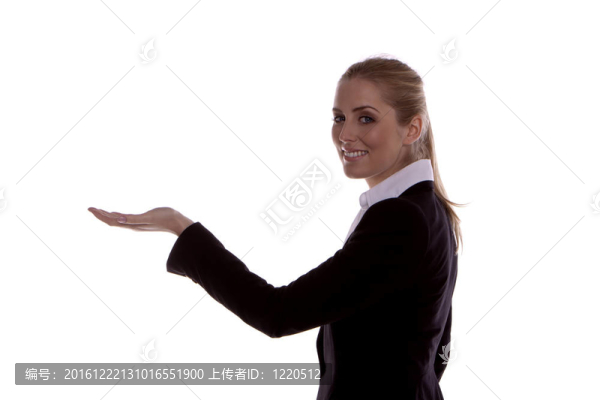 女商人。
