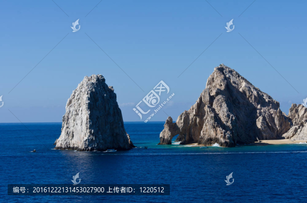 巖層包括El,Arco從海洋