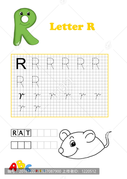 顏色字母；鼠
