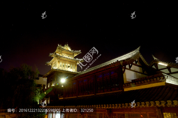 臺(tái)兒莊古城夜景