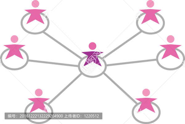 與白色網(wǎng)絡隔離的女性