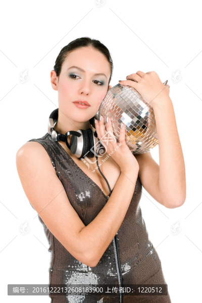 一個年輕女人的畫像鏡球