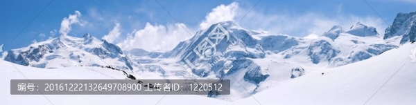 瑞士阿爾卑斯山脈景觀