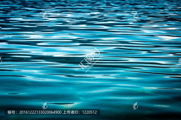 美麗的藍(lán)色水面作為背景紋理